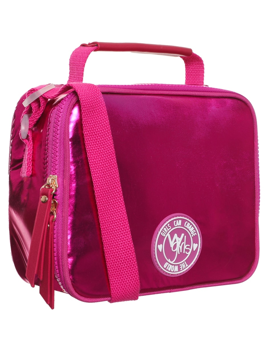 LONCHERA BTS WGIRLS TEXTIL, FUCSIA