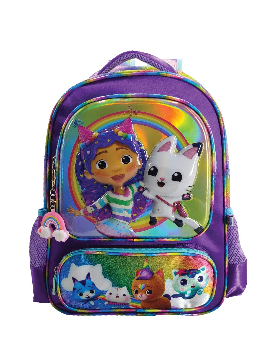 Mochila escolar Gabby's Dollhouse Fotorama I Love Rainbow unisex