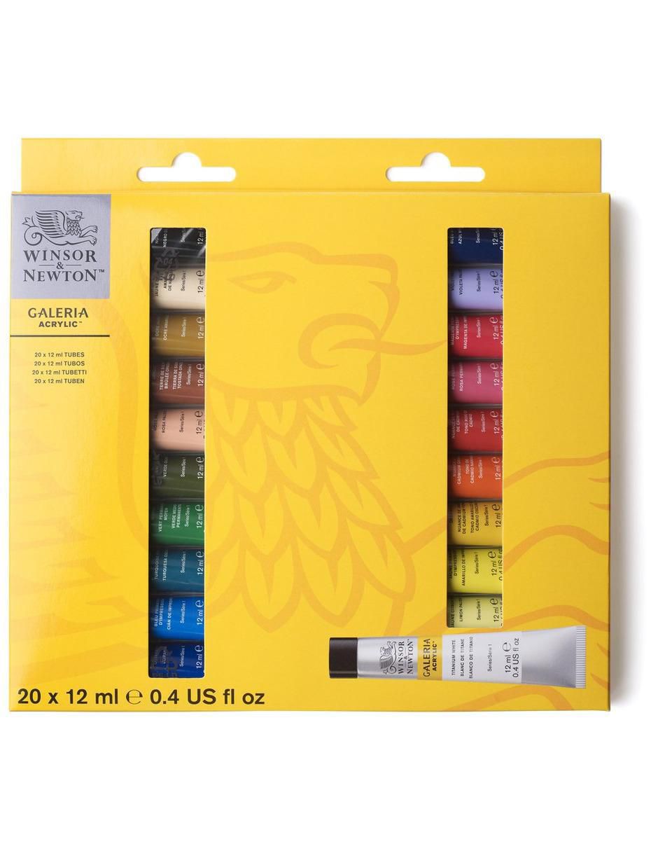 Set de pinturas acrílicas Galery 20 piezas 3