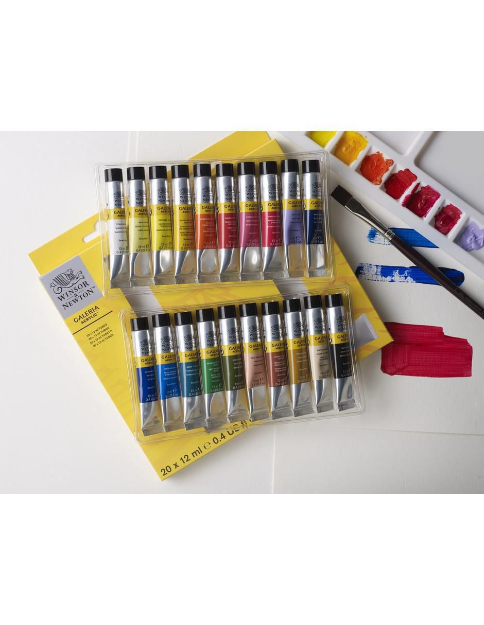 Set de pinturas acrílicas Galery 20 piezas 5