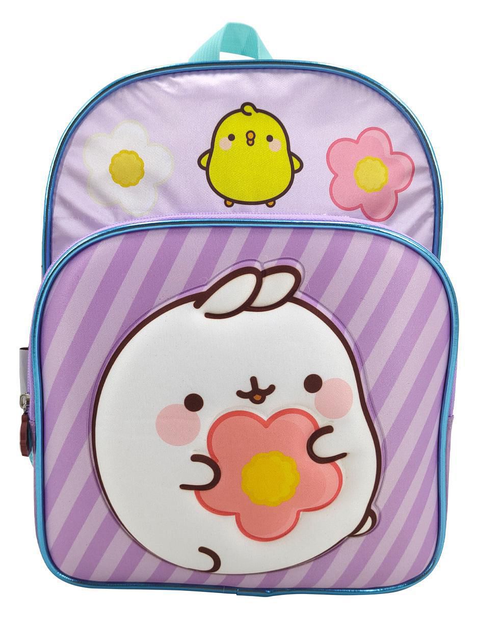 Mochila escolar Molang Flower para niña