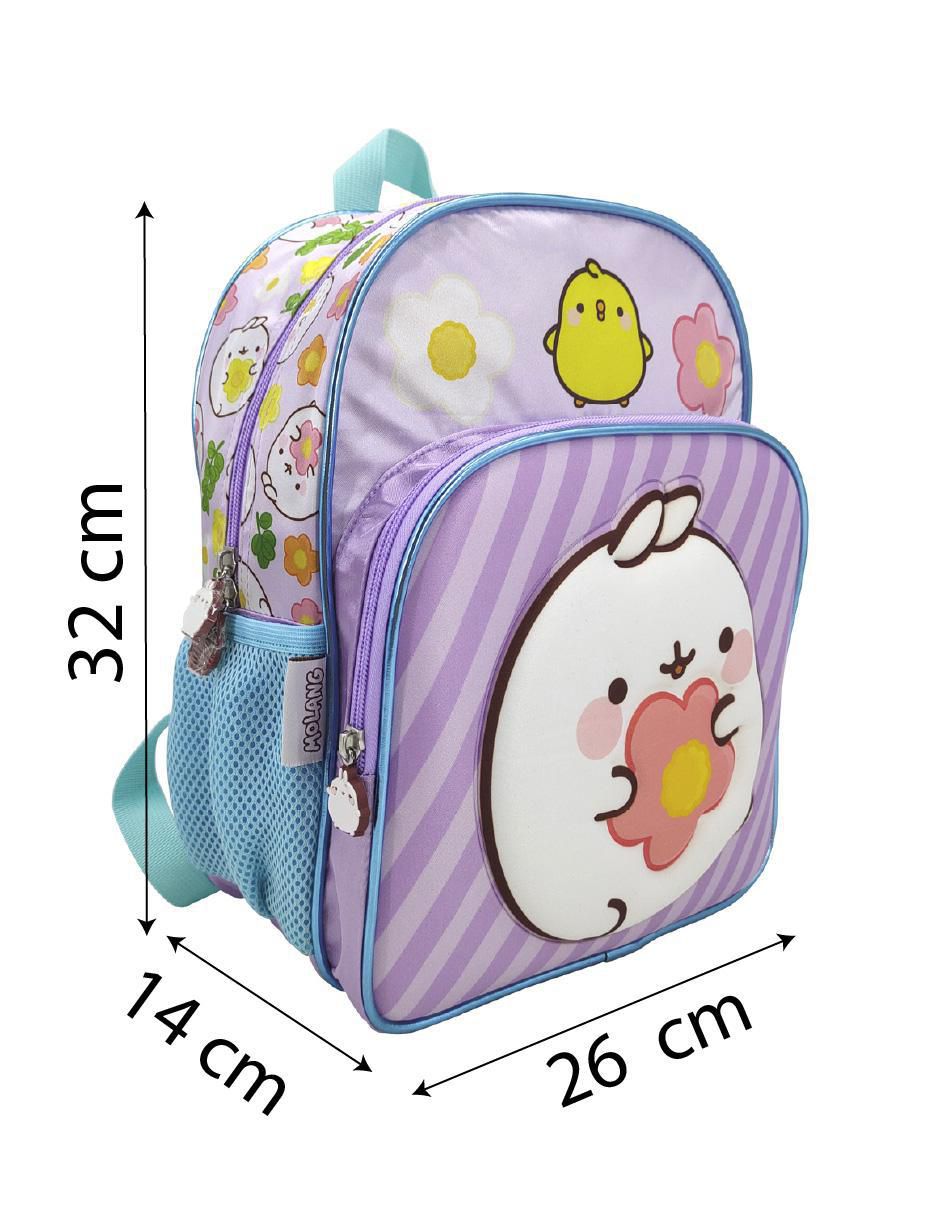 Mochila escolar Molang Flower para niña 4