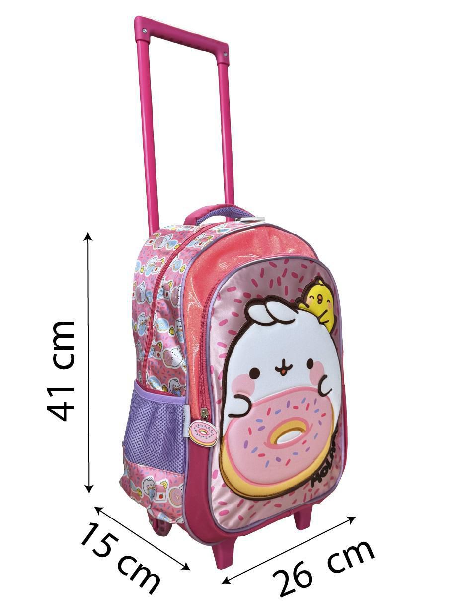 Mochila escolar Molang Molang Donuts para niña 4
