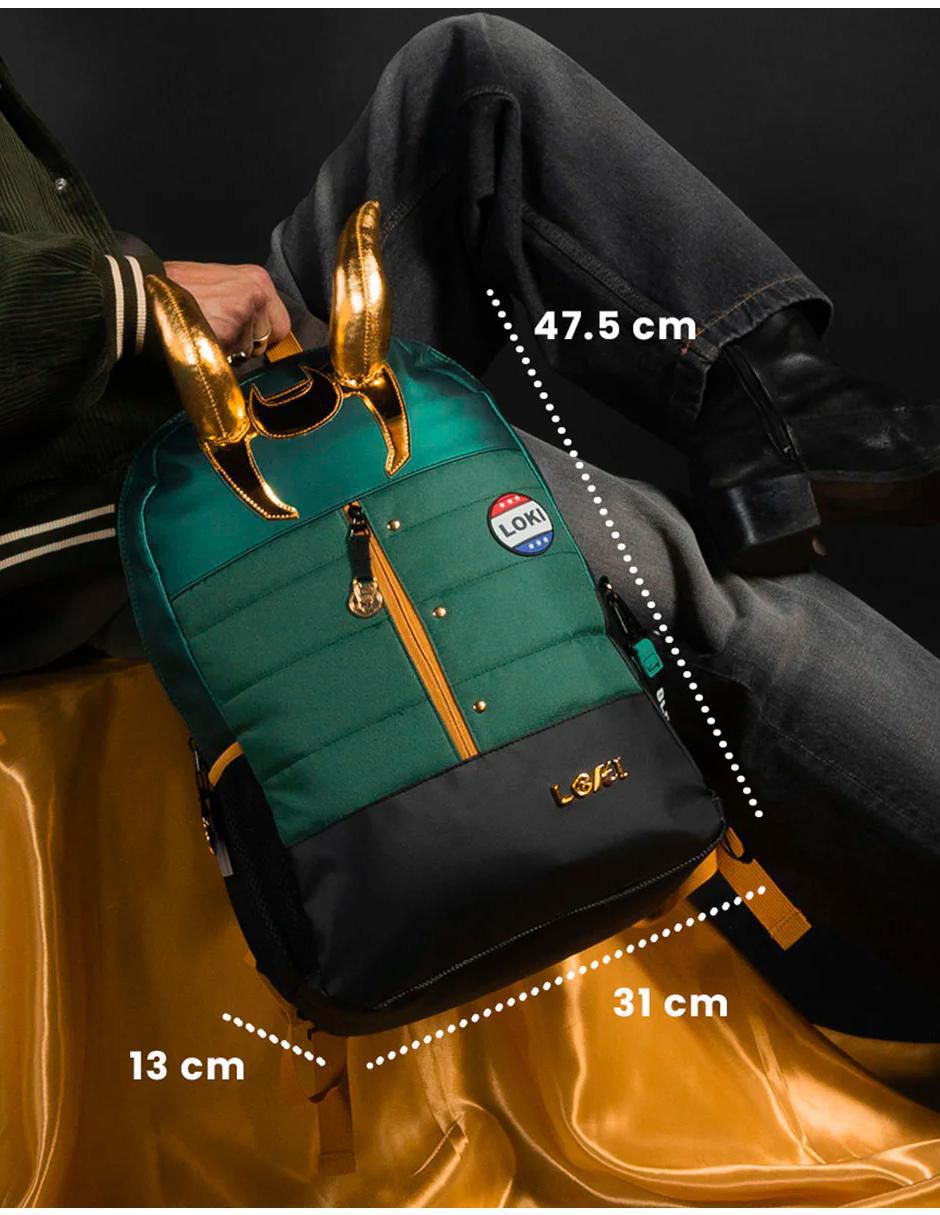 Mochila casual Loki Marvel unisex 19