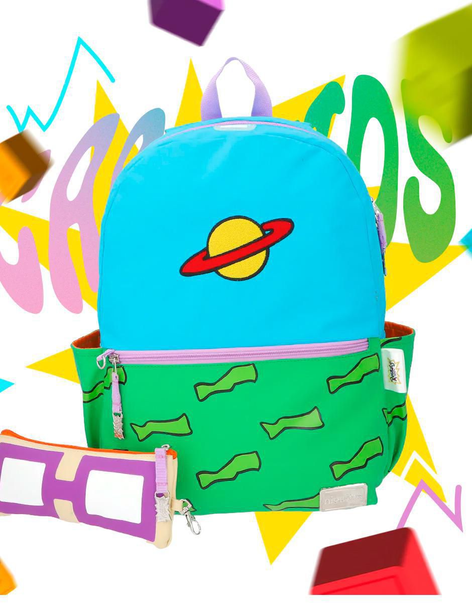 Mochila escolar Carlitos Rugrats unisex 4