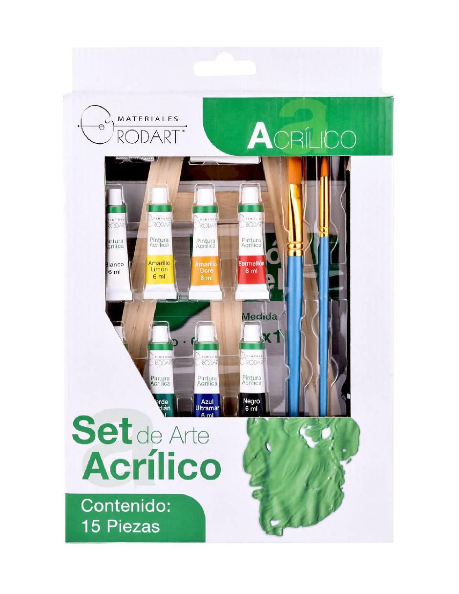 Set Pintura acrílica Profesional 15 piezas 2