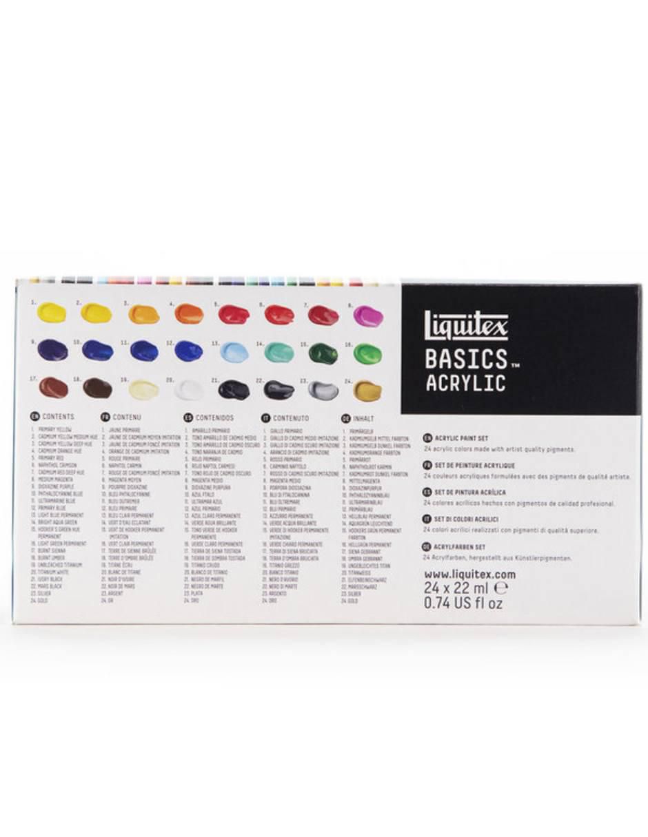Set Pintura acrílica Basics 24 piezas 5