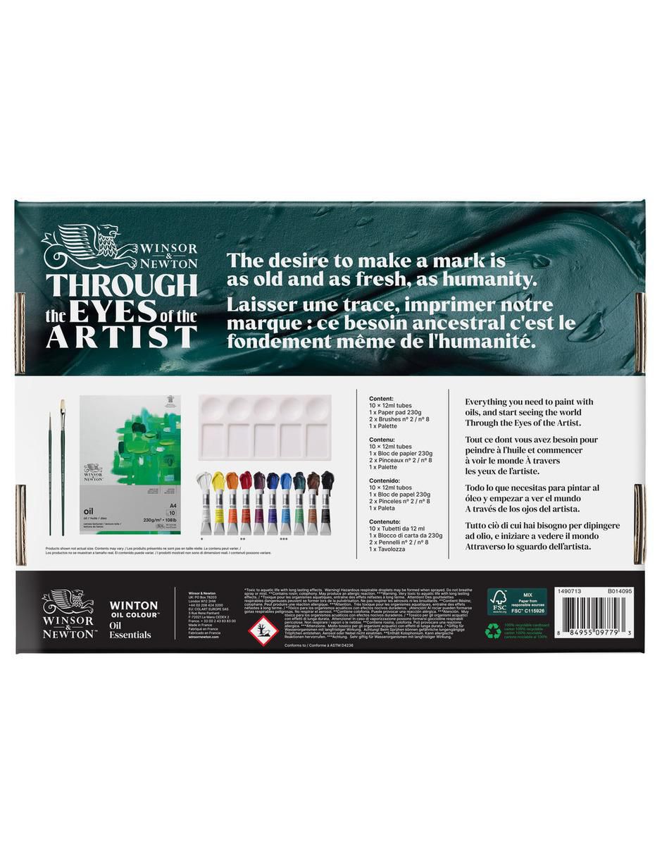 Set pinturas óleo Winton 10 piezas 5
