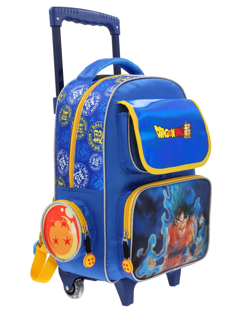 Mochila con ruedas escolar Dragon Ball Super DBS132 para niño 2