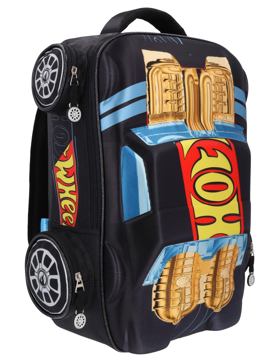 Mochila escolar Hot Wheels HWS013 para niño 2