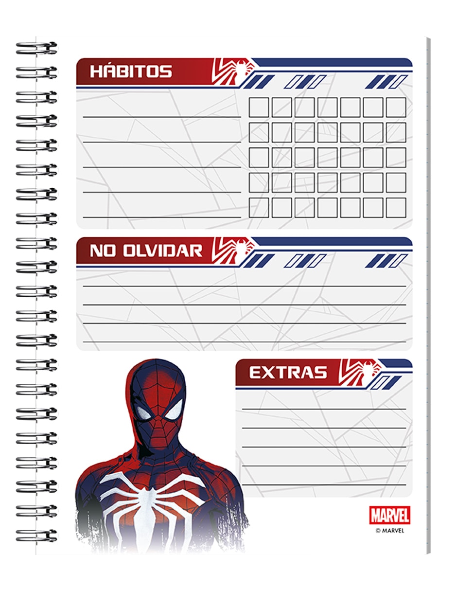 Cuaderno Spider-Man cuadro chico 3