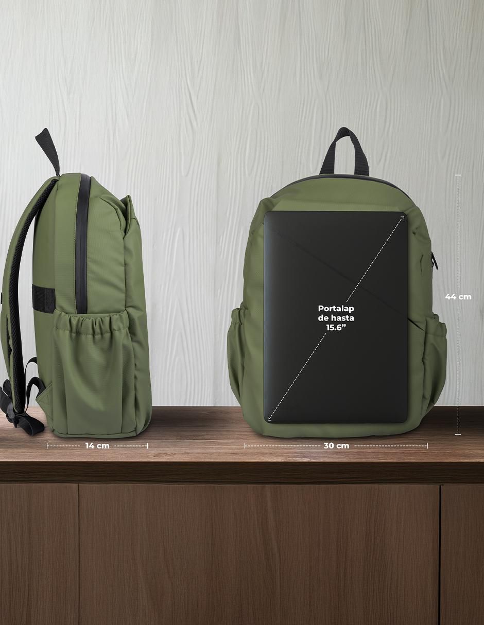 "set mochila/mochila" con portalaptop no aplica techzone colors no "para" unisex