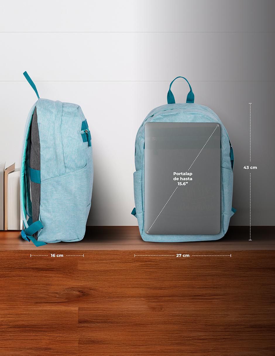 "set mochila/mochila" con portalaptop no aplica techzone sin familia no "para" unisex