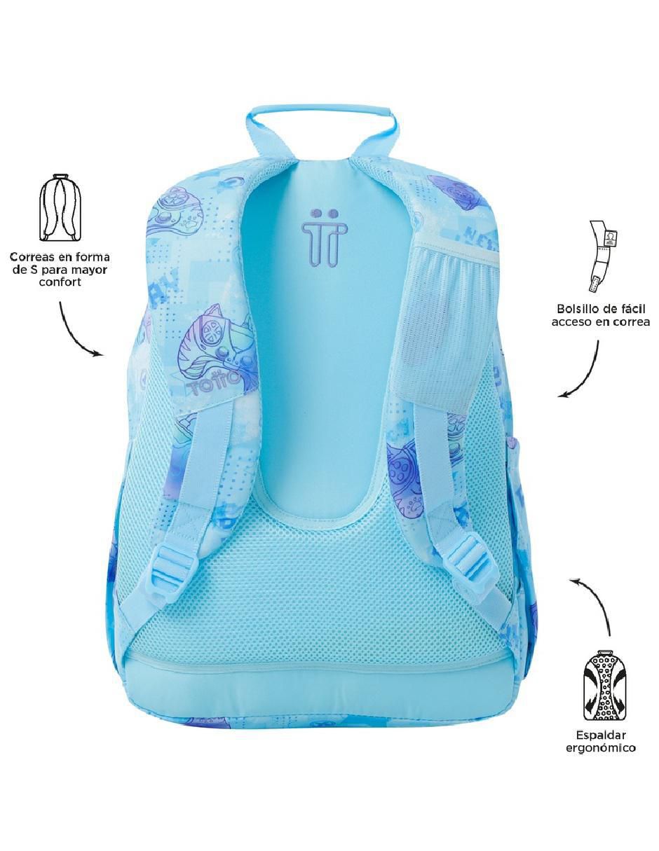 Mochila con portalaptop Acuarela para niña 3