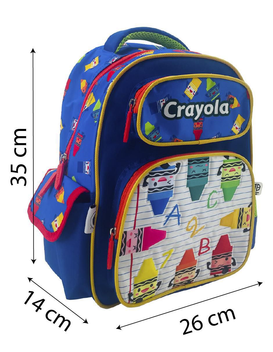 Mochila escolar Friends Crayolas infantil unisex 5