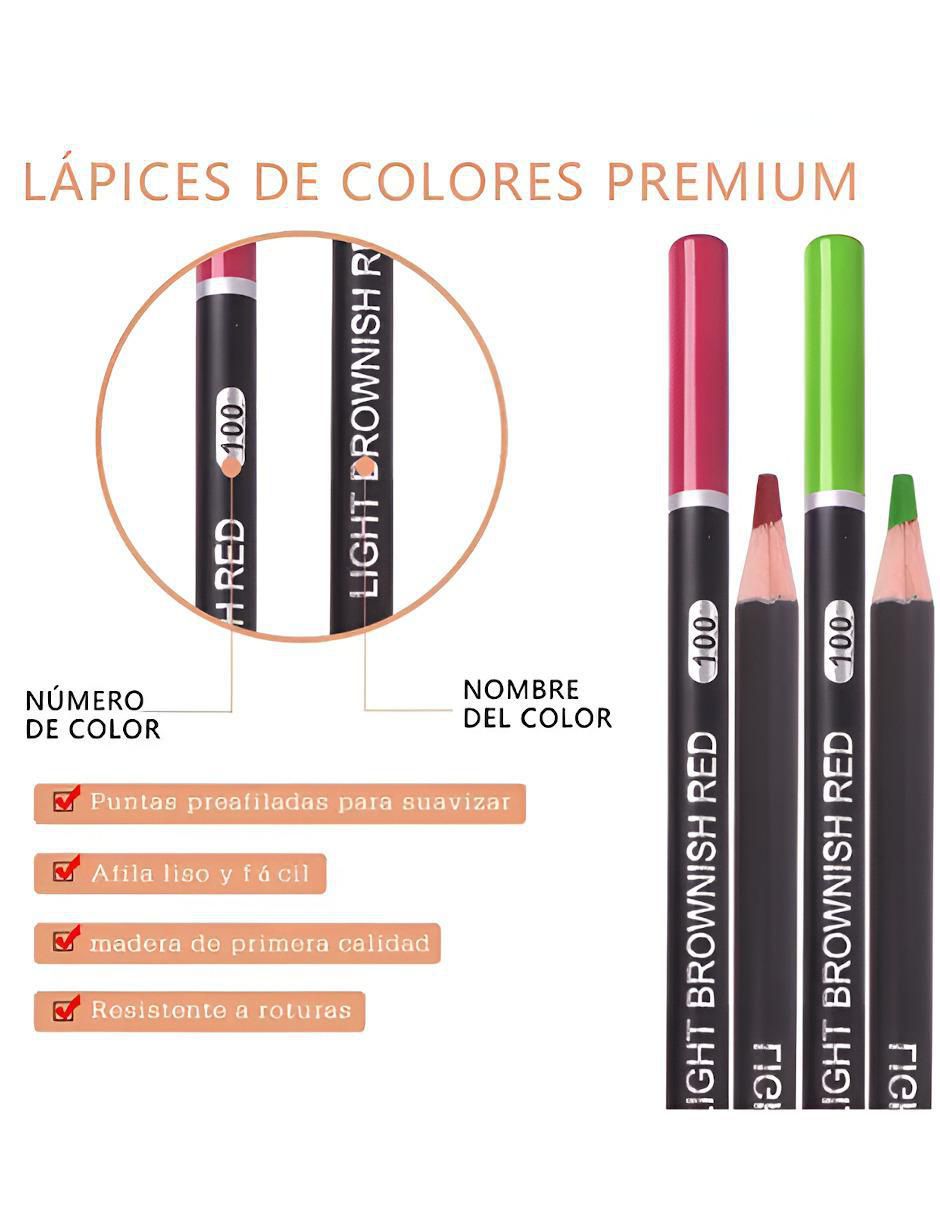 Set lápiz de color XTLLAR936 2B 24 piezas 2