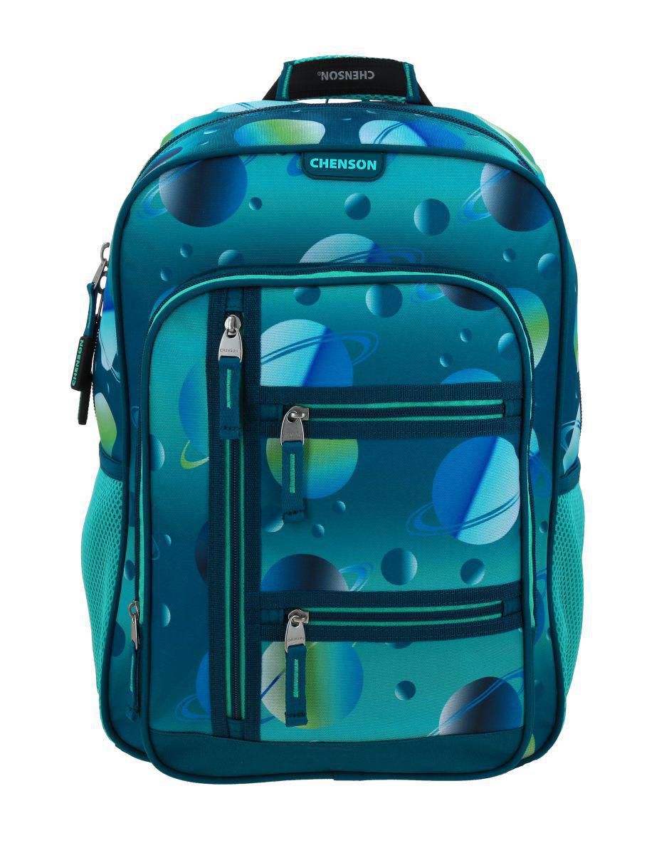 Mochila Urbana Escolar Bolso A La Moda Caribe 28 Litros Color Turquesa