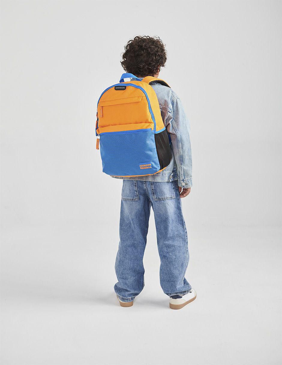"set mochila/mochila" escolar no aplica chenson sin familia o colección no "para" hombre