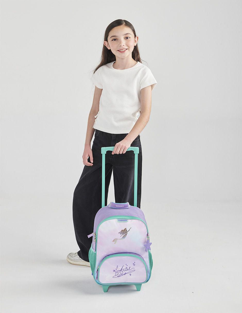 Mochila escolar Princesas para niña 7