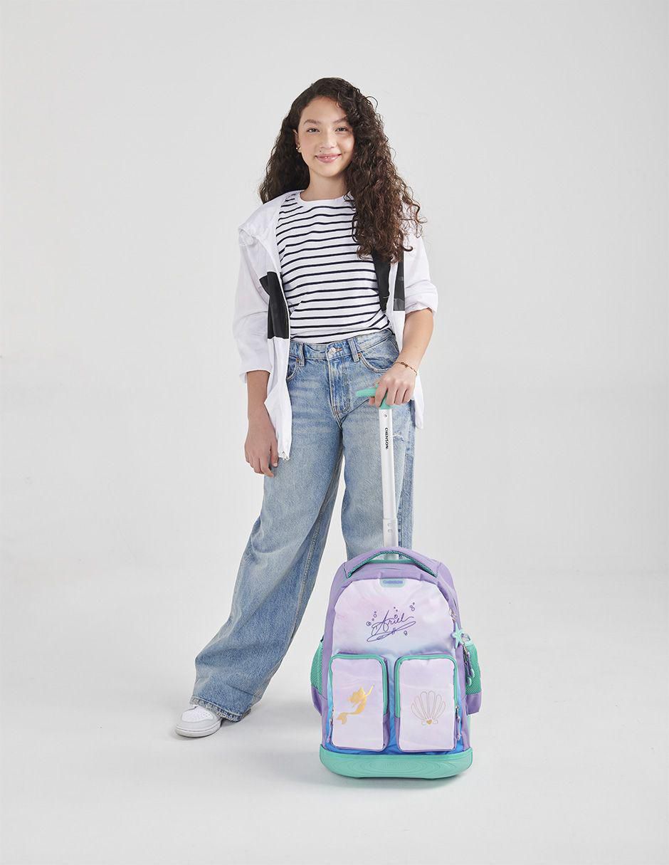 Mochila escolar Princesas para niña 8