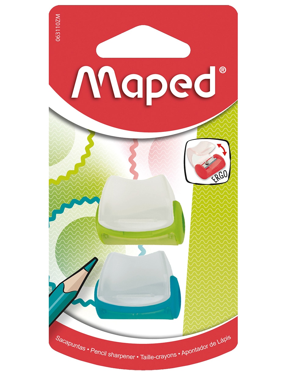 Sacapuntas manual de plástico 2