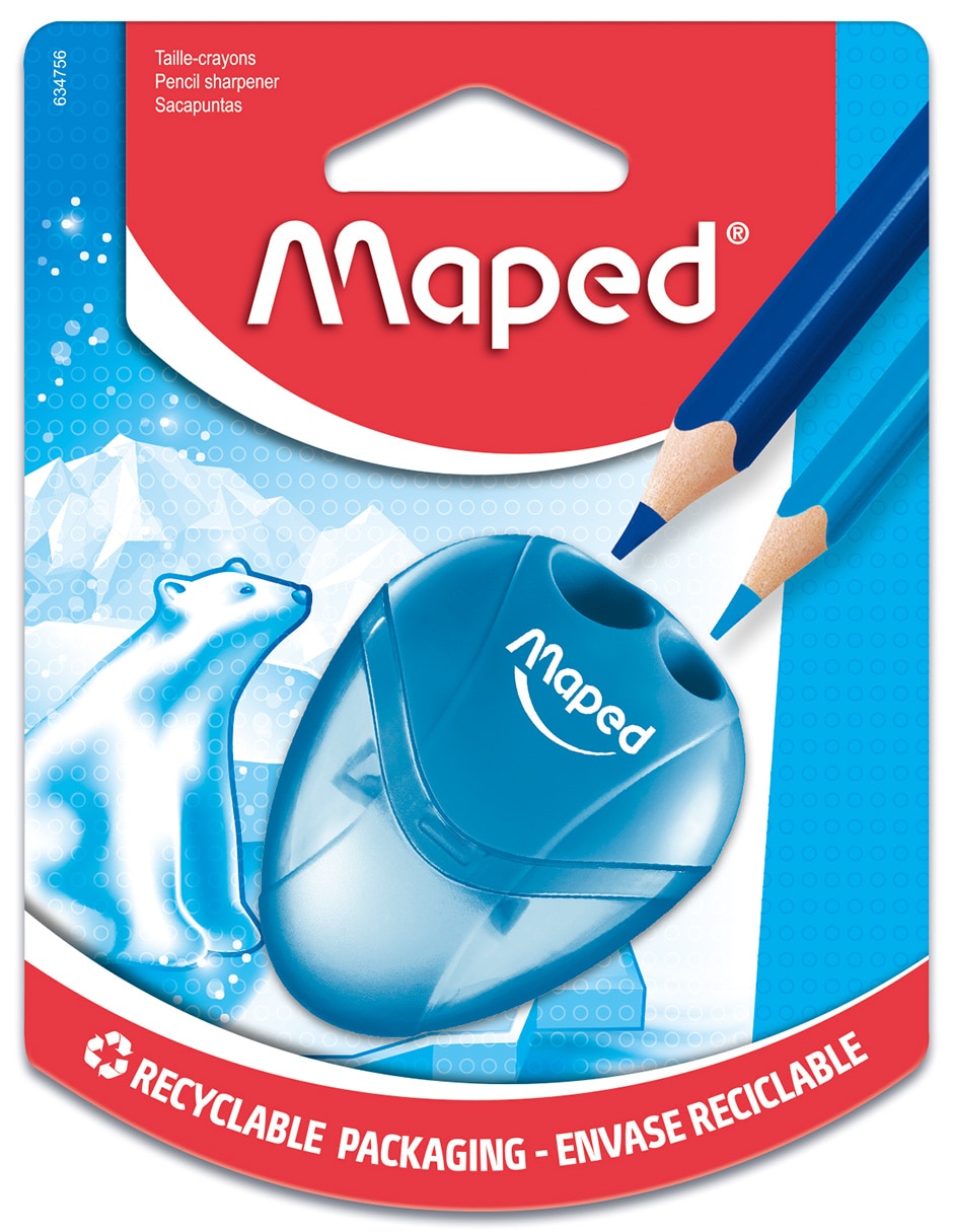 Sacapuntas manual de plástico
