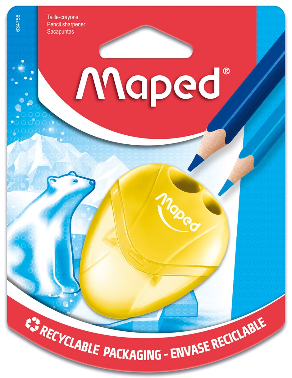 Sacapuntas manual de plástico 2