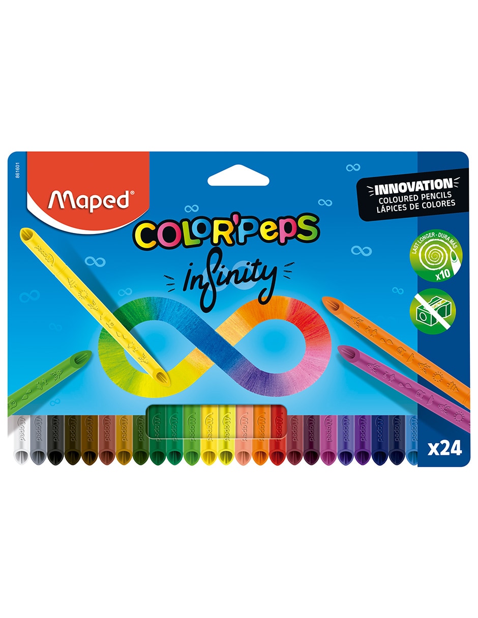 Lápices de color Infinity triangular HB 24 piezas Lápices de color Infinity triangular HB 24 piezas