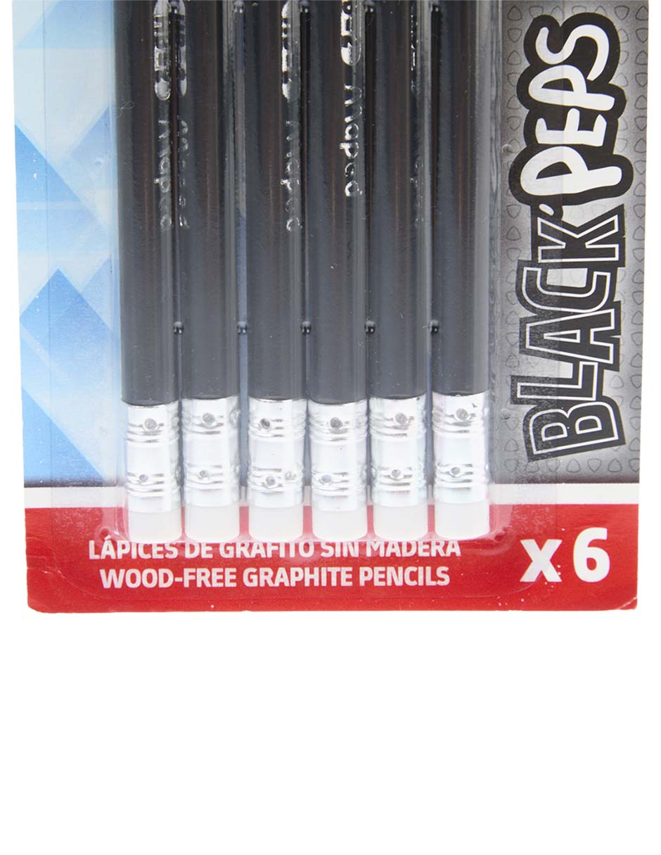 Set lápiz Blackpeps triangular HB 6 piezas 3
