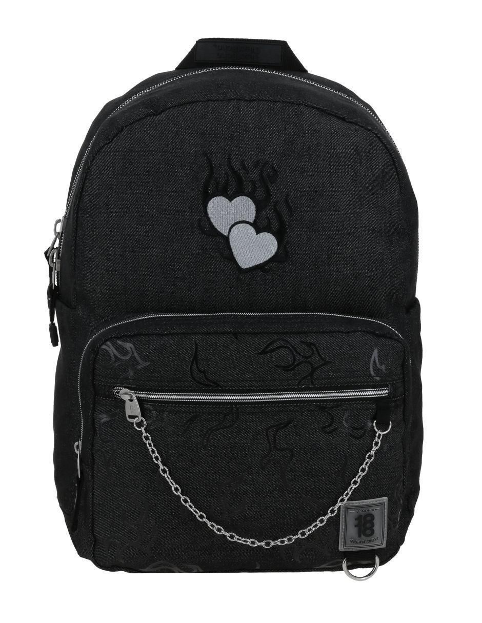 Mochila 1818 Mochila Gris Con Negro Mochila Escolar 1818 Para