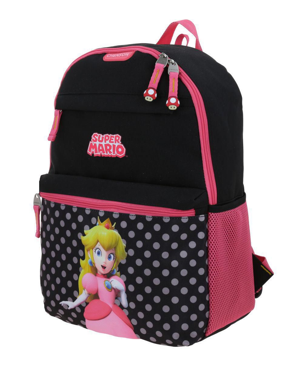 Mochila escolar Mario & Princesa Peach para niña 2