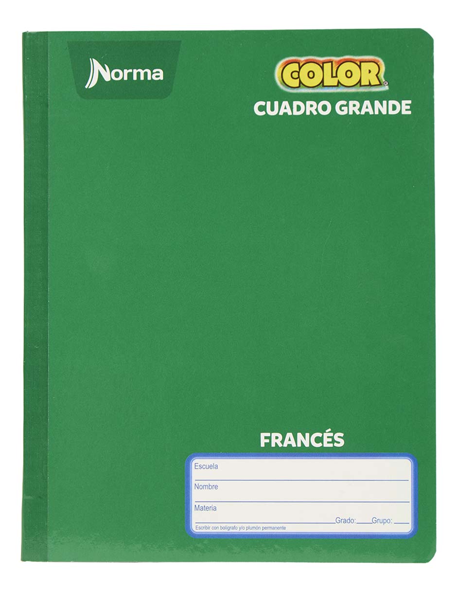 Cuaderno cuadro grande