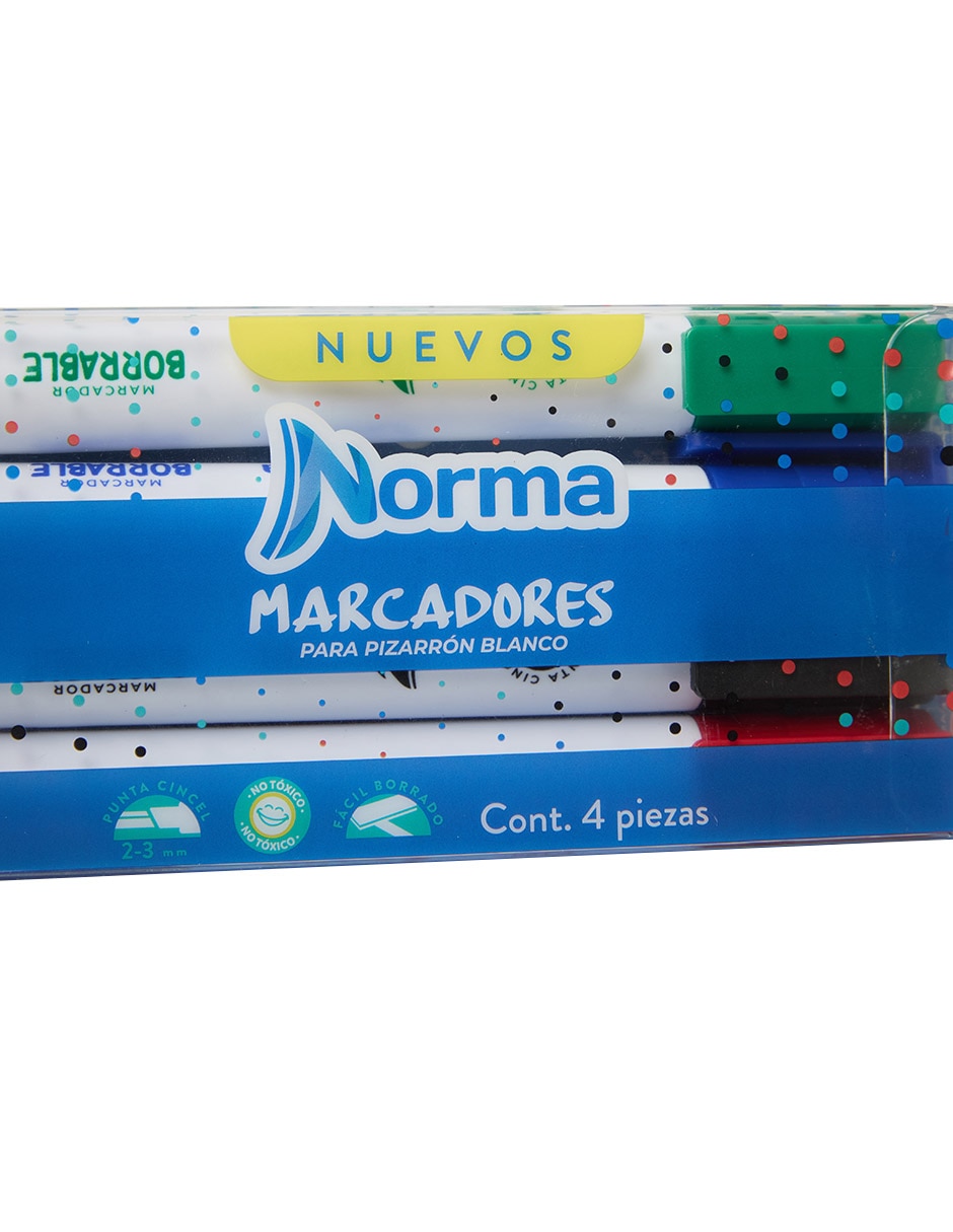 Marcador base agua 4 piezas 3