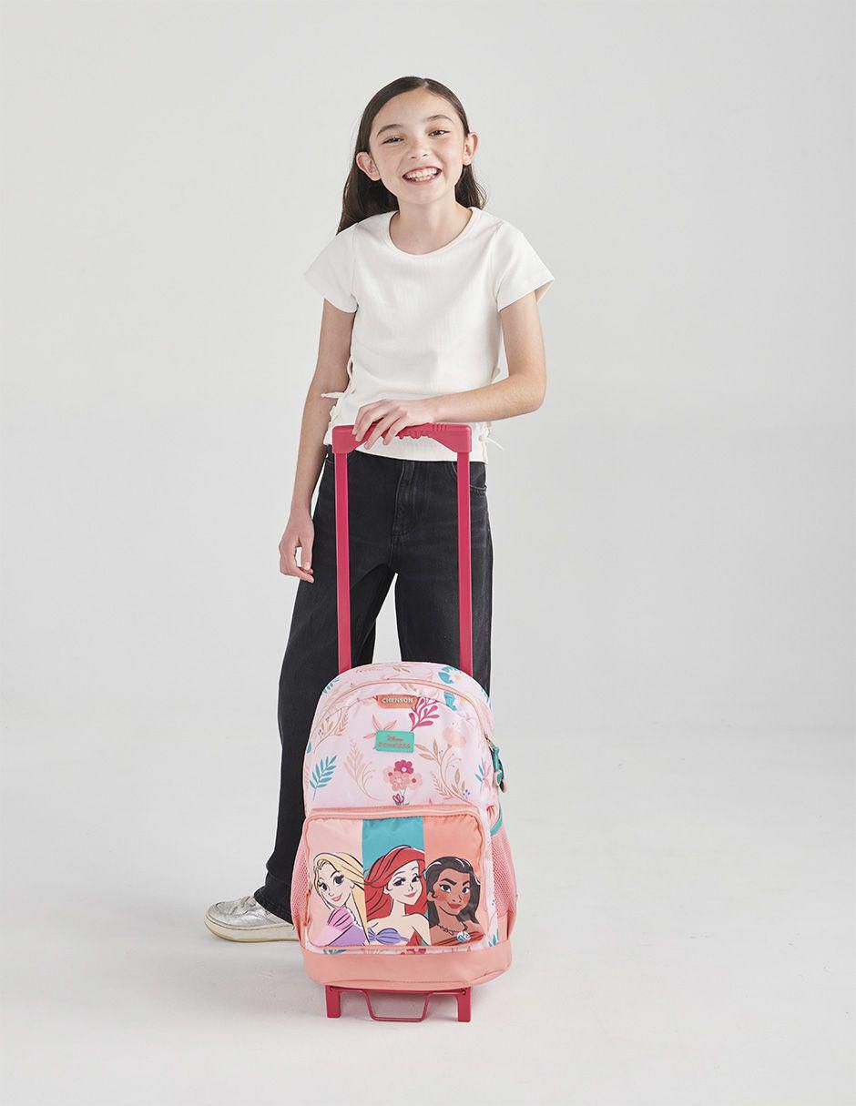 Mochila escolar Princesas para niña 8