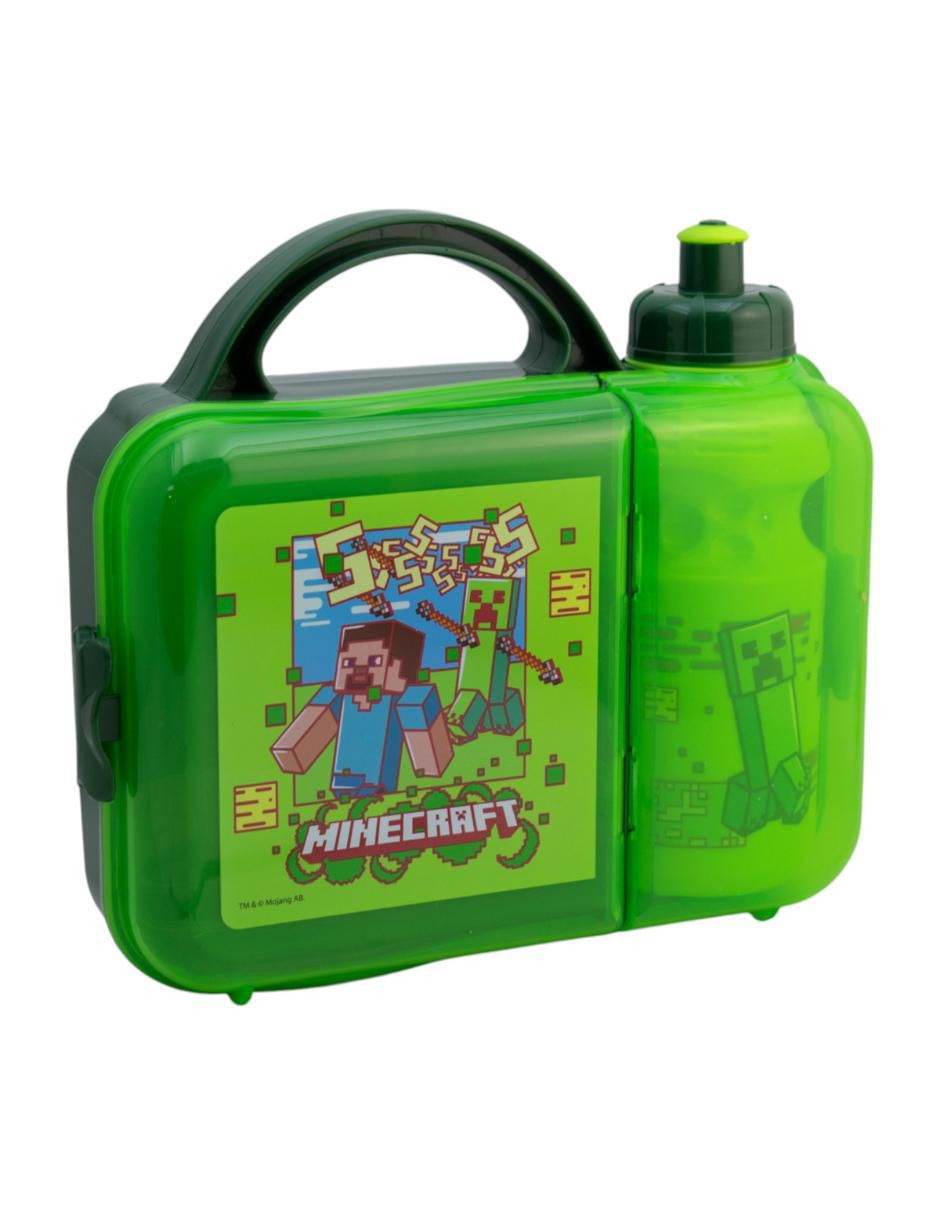 Set lonchera térmica Mojang Minecraft 3