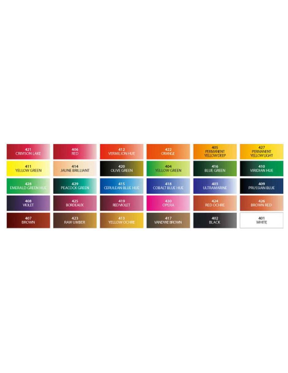 Set de pinturas Professional 30 piezas 4