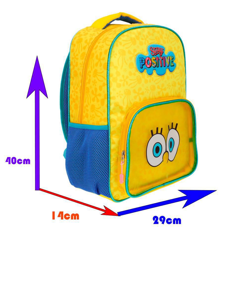 Mochila escolar Bob Esponja unisex 9