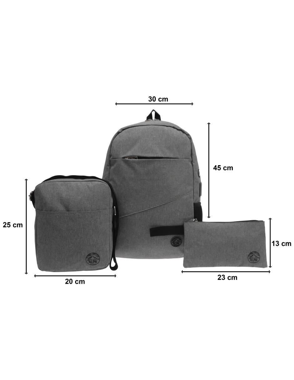"set mochila/mochila" con portalaptop no aplica pallpall ymir3 no "para" unisex