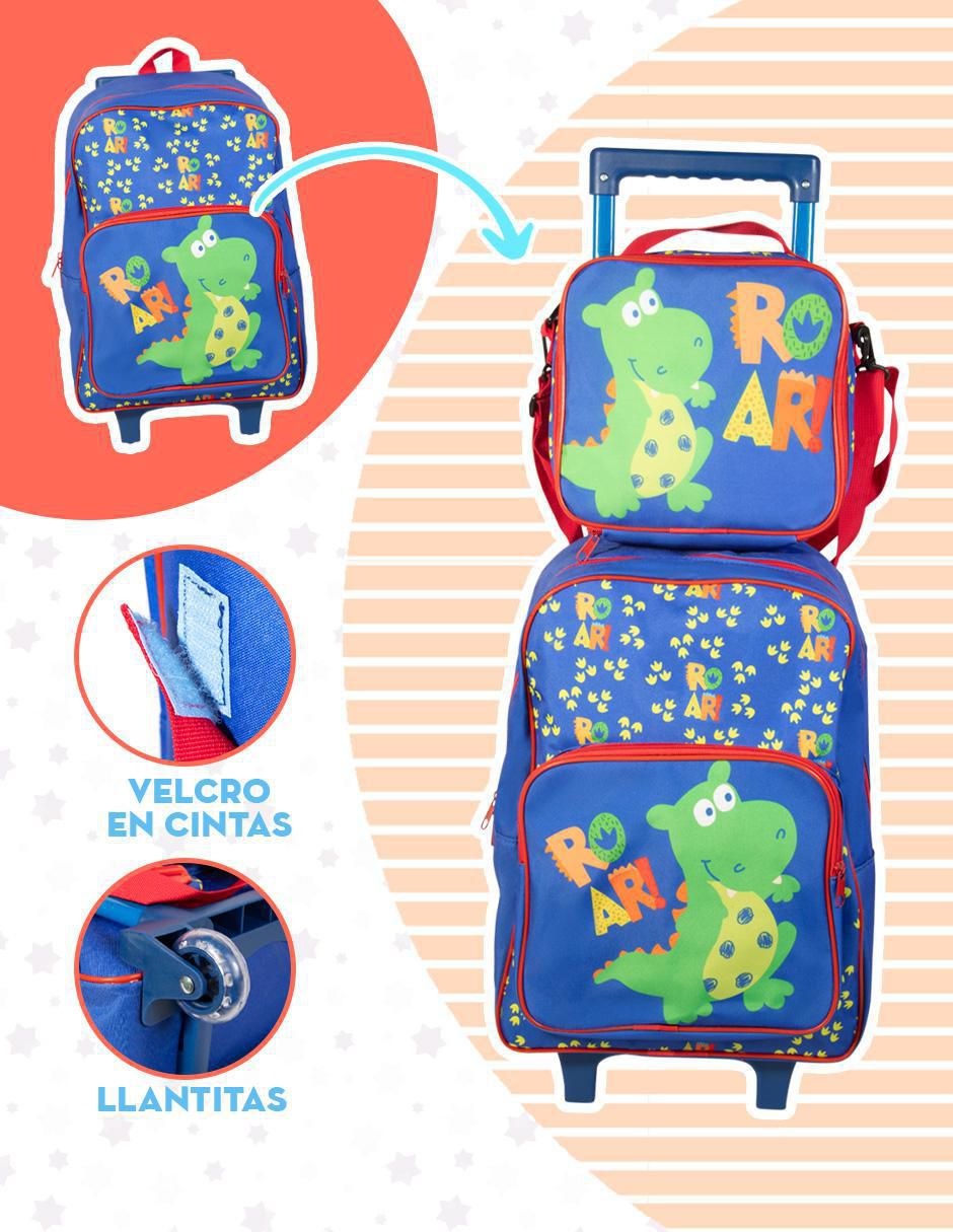 Set mochila escolar para niño 8