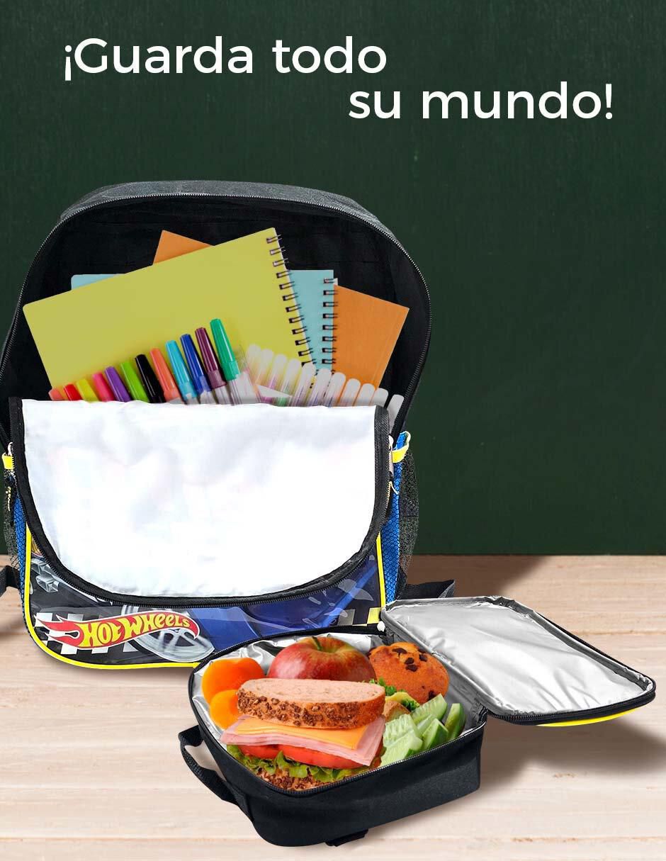 Set mochila escolar Hot Wheels Speed Club para niño 4