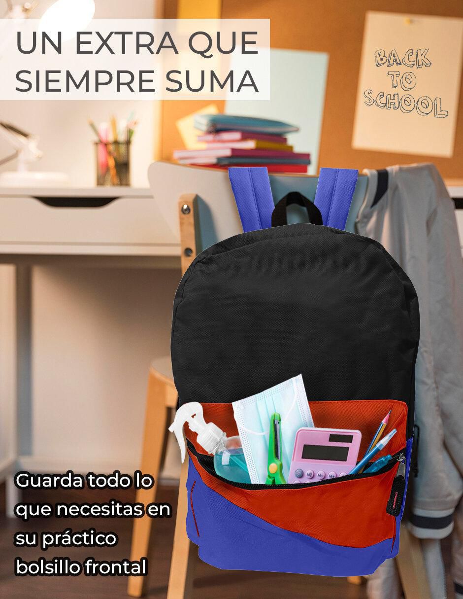 Mochila escolar unisex 3