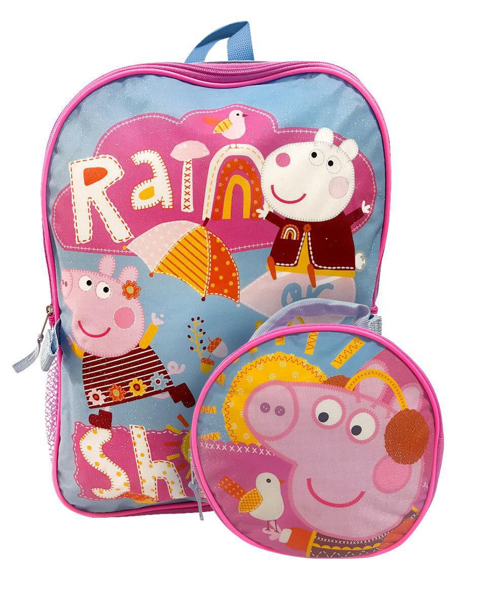 Set mochila escolar Peppa Pig para niña Set mochila escolar Peppa Pig para niña