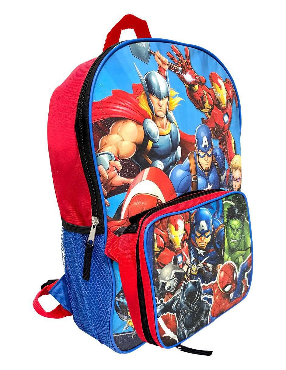 Set mochila escolar Avengers para niño 2