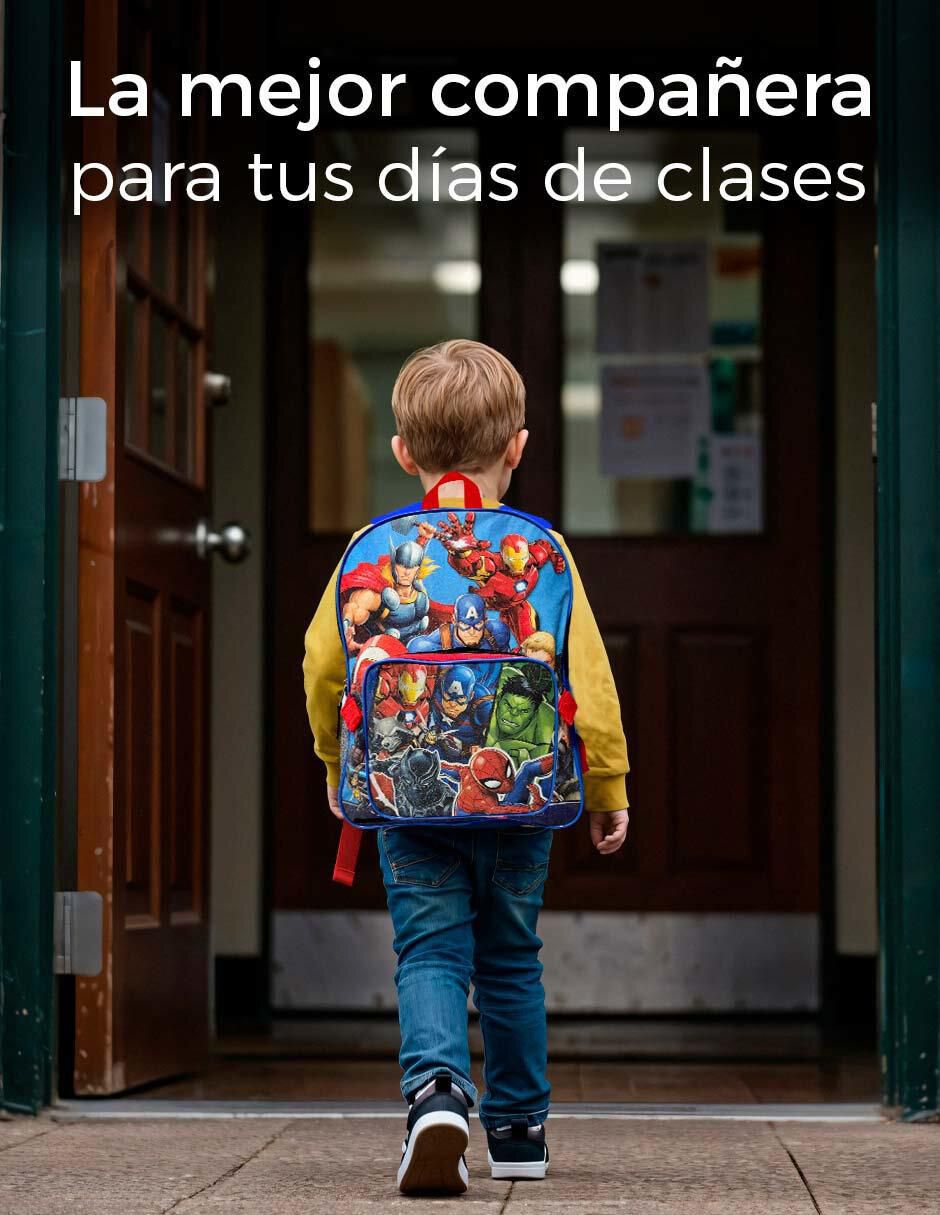 Set mochila escolar Avengers para niño 5