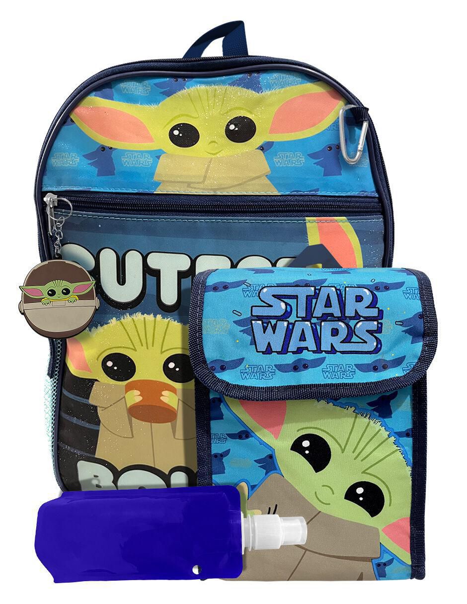Set mochila escolar Baby Yoda para niño Set mochila escolar Baby Yoda para niño