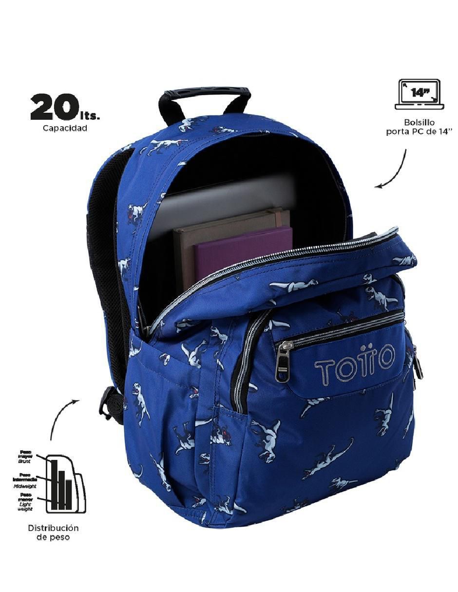Mochila con portalaptop Acuarela para niño 3