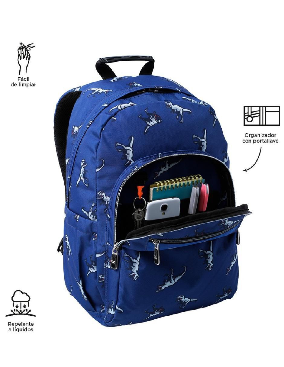 Mochila con portalaptop Acuarela para niño 4