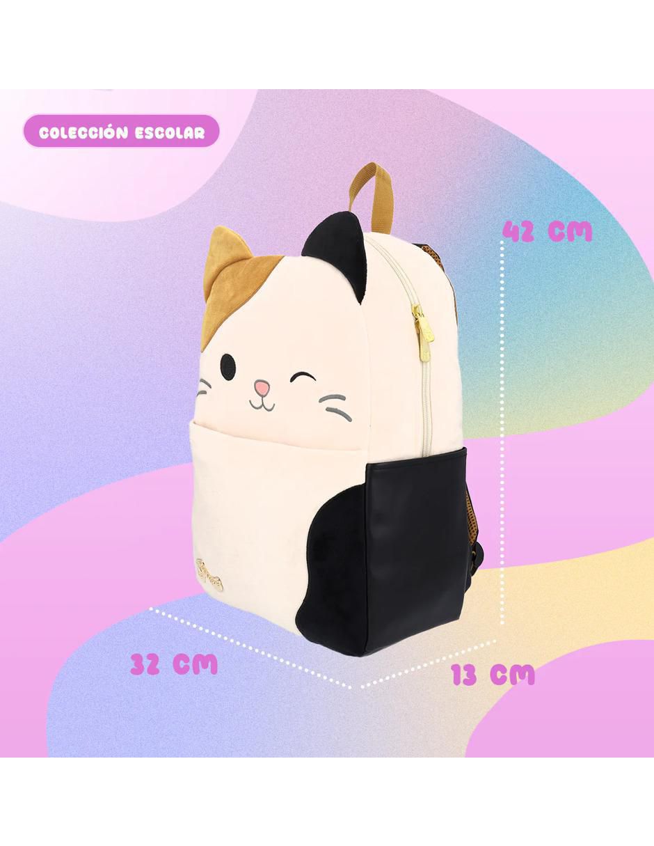 Mochila escolar Squishmallows Cam the Cat para mujer 9