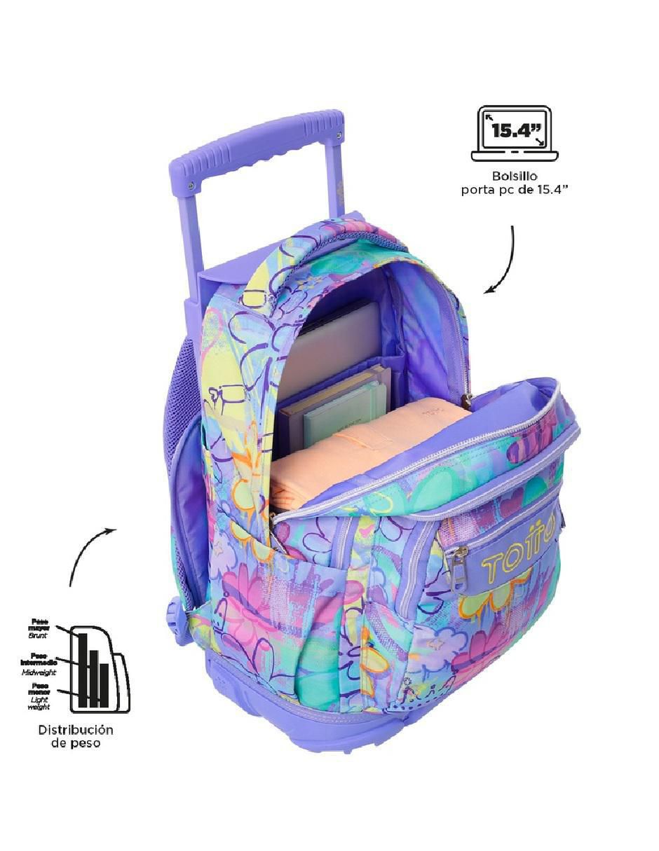 Mochila escolar Rue Bomper impermeable para niña 5