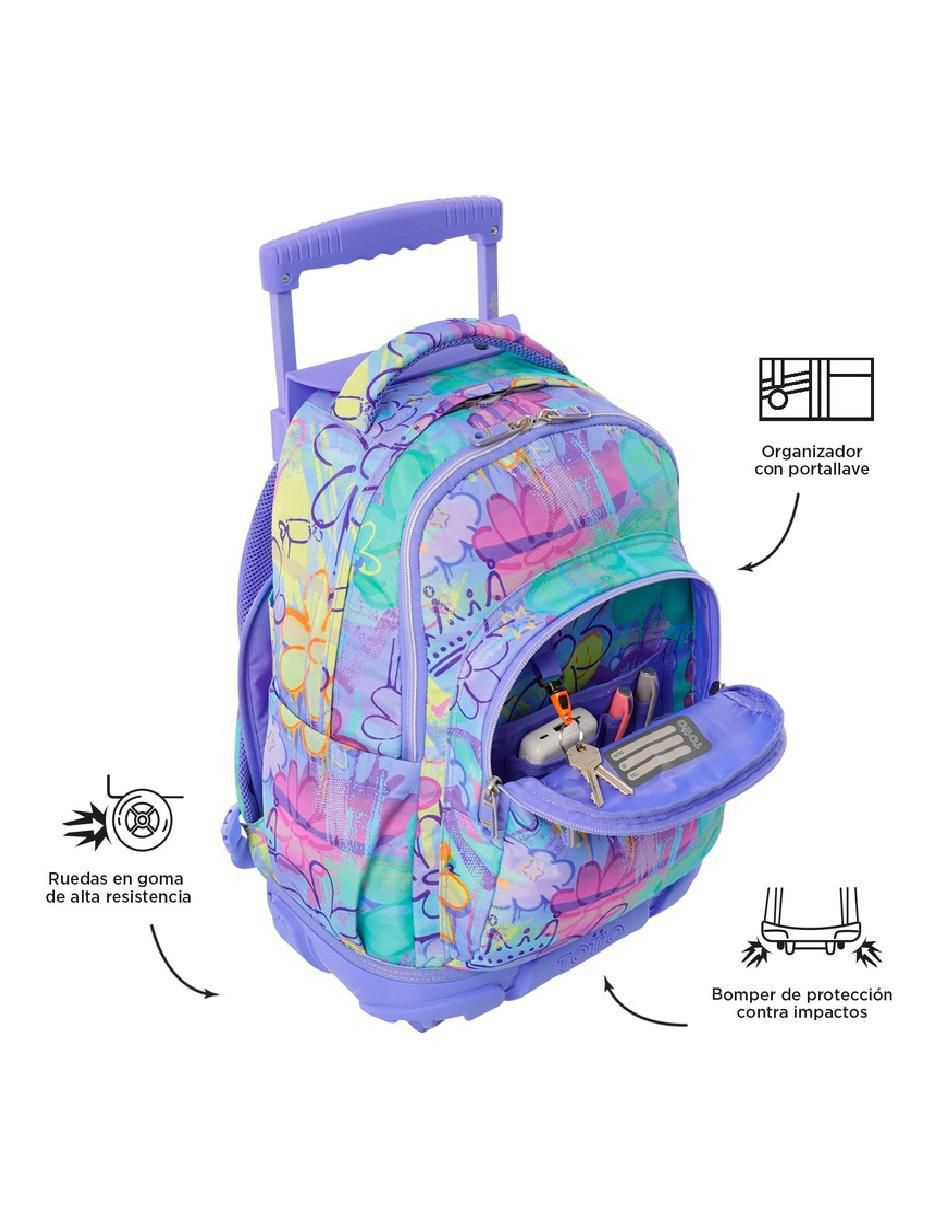 Mochila escolar Rue Bomper impermeable para niña 6